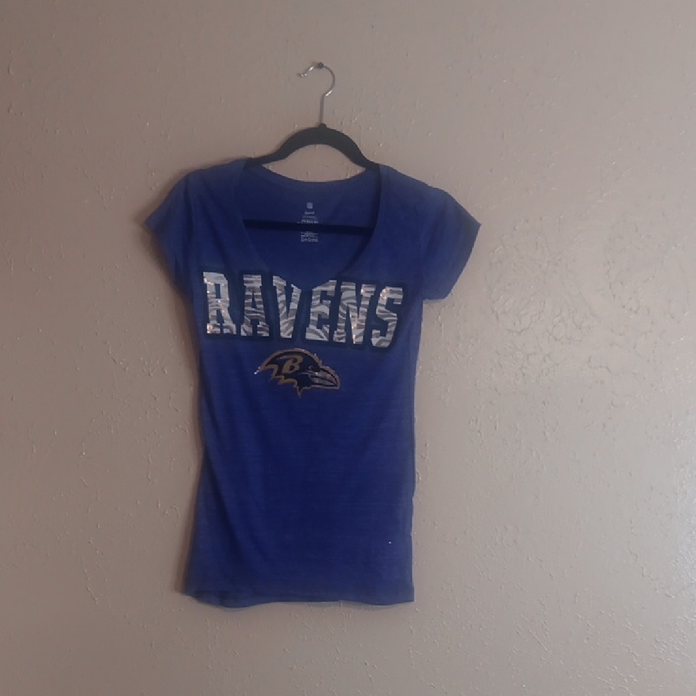 Women's Purple Ravens Graphic Tee